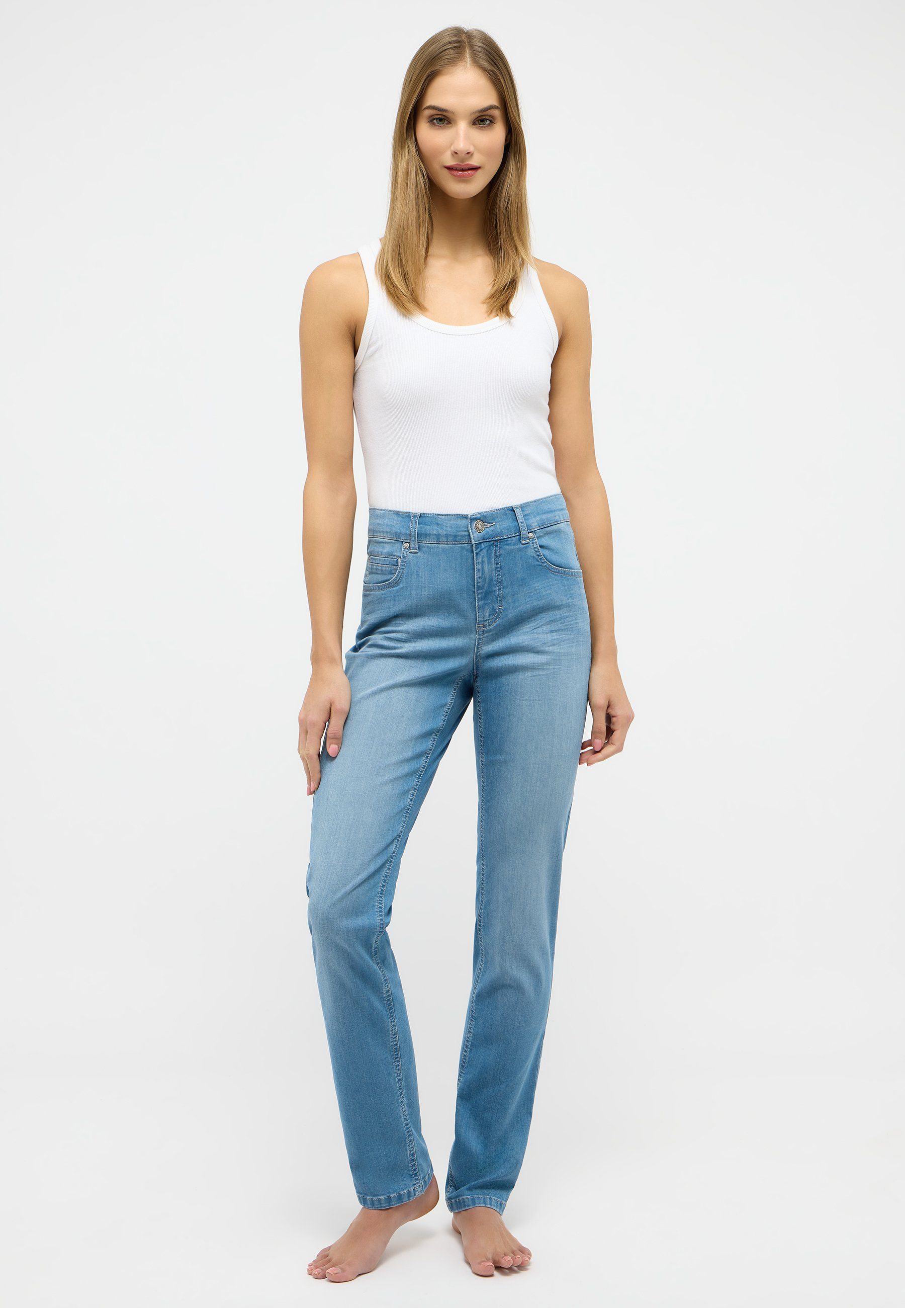 ANGELS Straight-Jeans CICI in Slim Fit-Passform