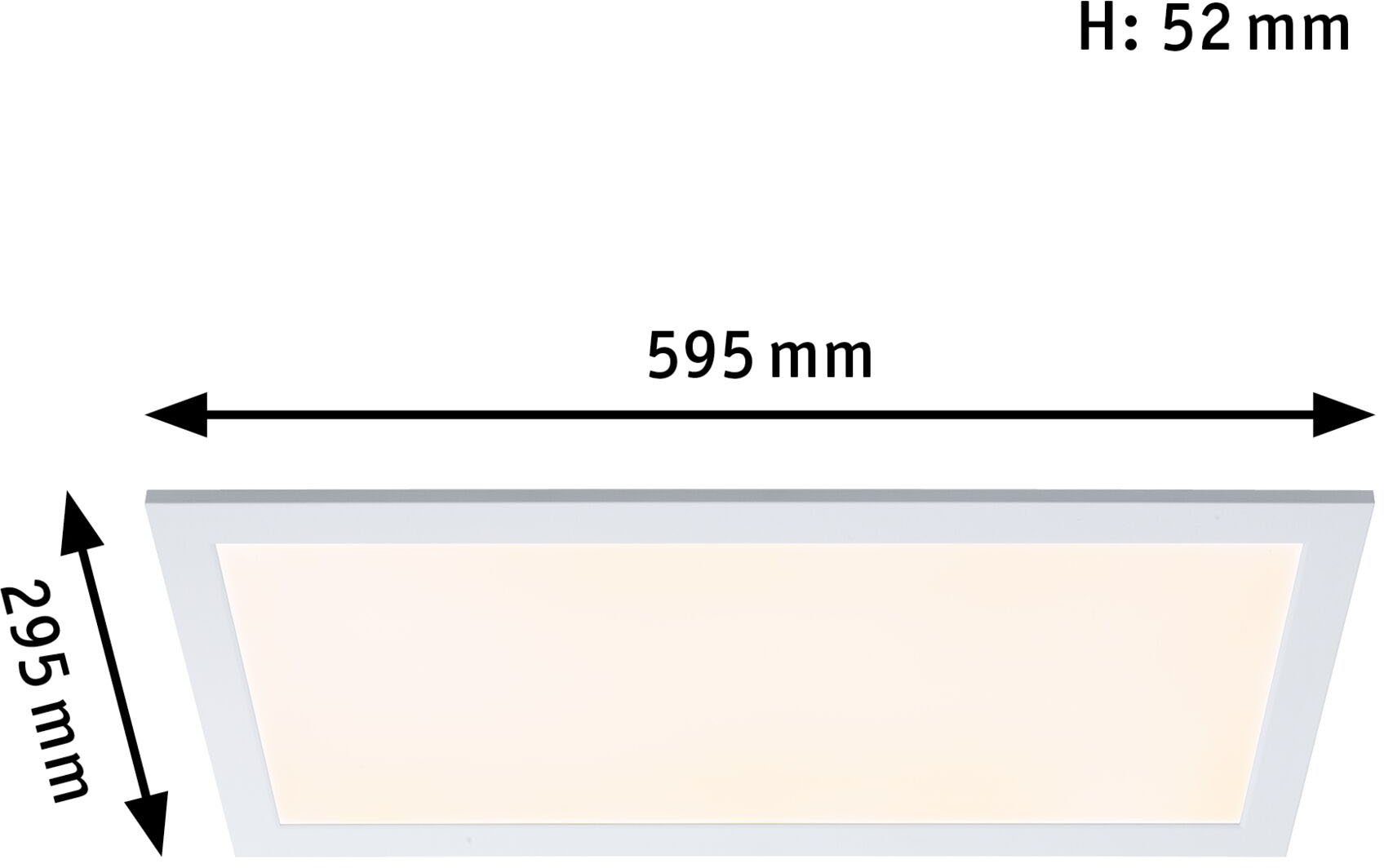 Paulmann LED Panel Amaris, LED fest integriert, Warmweiß