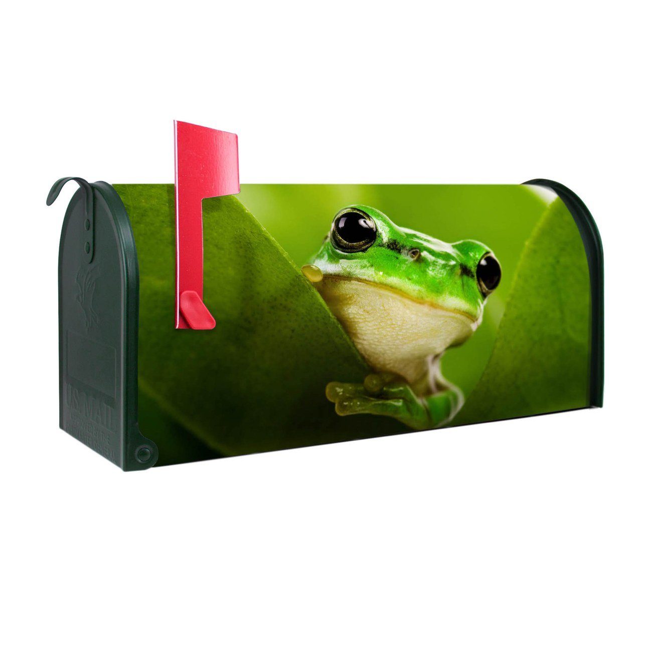 Mailbox grün 17 Frosch x Briefkasten, cm x 22 Briefkasten Mississippi aus Amerikanischer original USA), (Amerikanischer 51 banjado