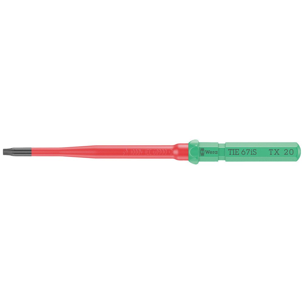 Wera Schraubendreher Wera Kraftform Kompakt VDE 67 iS TX 20 x 157 mm TIE Elektriker TORX We