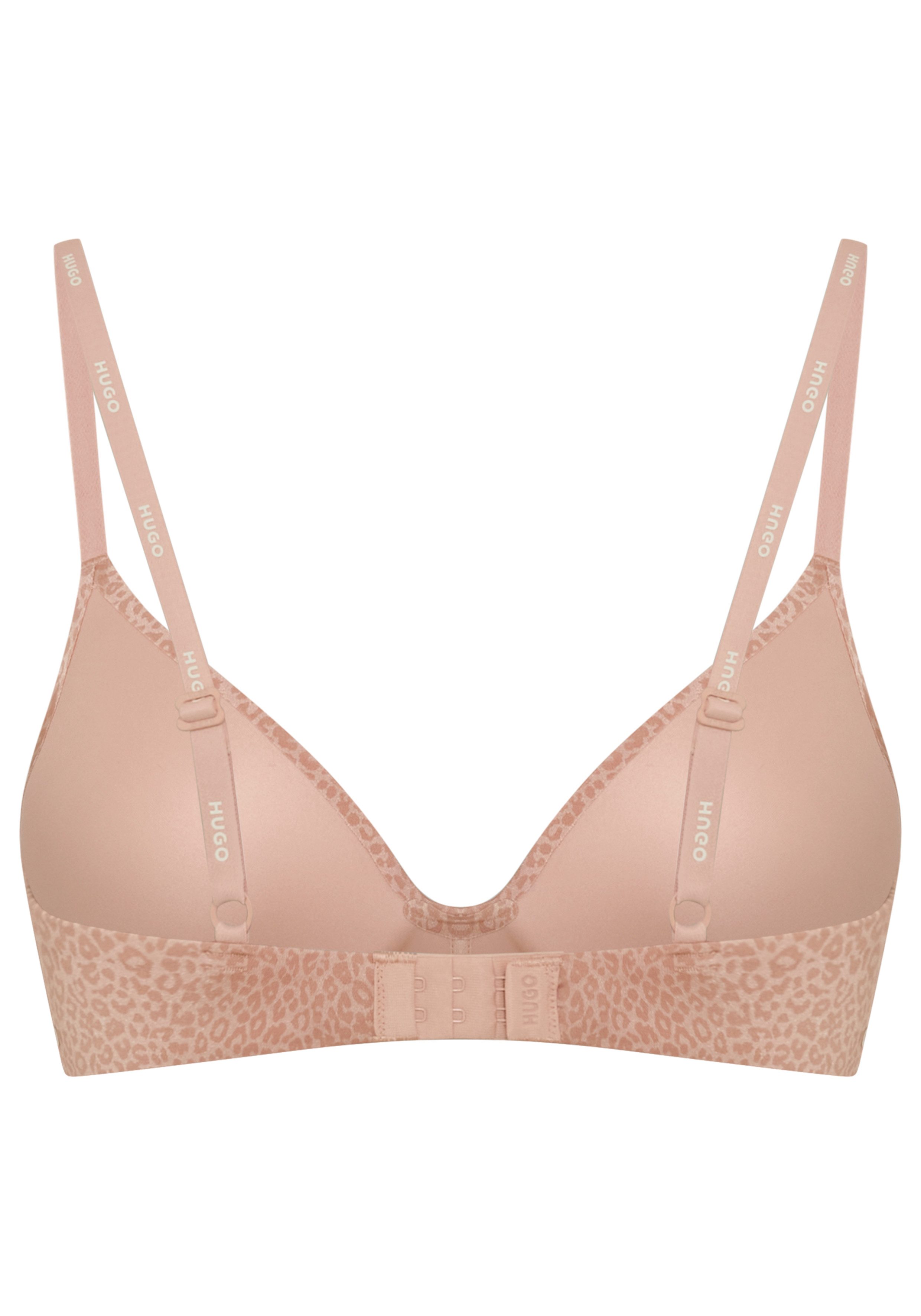 HUGO Bralette-BH SHADOW aus Stretch-Jersey mit Leoparden-Print