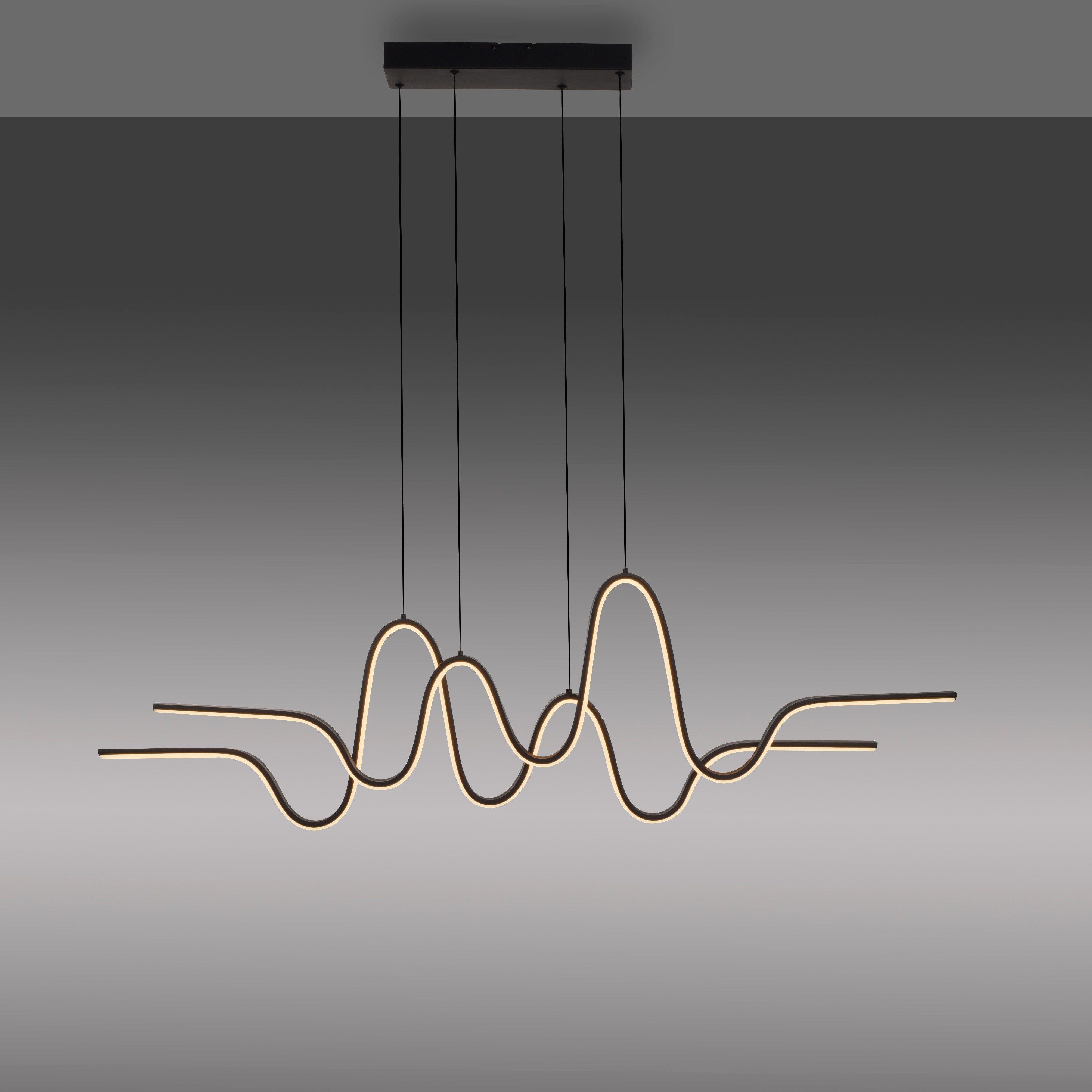 Paul Neuhaus Pendelleuchte ALTITUDE, Dimmfunktion, LED fest integriert, Warmweiß, LED, dimmbar, Simply Dim, Memory, nach Trennung vom Netz, Comfort Lift