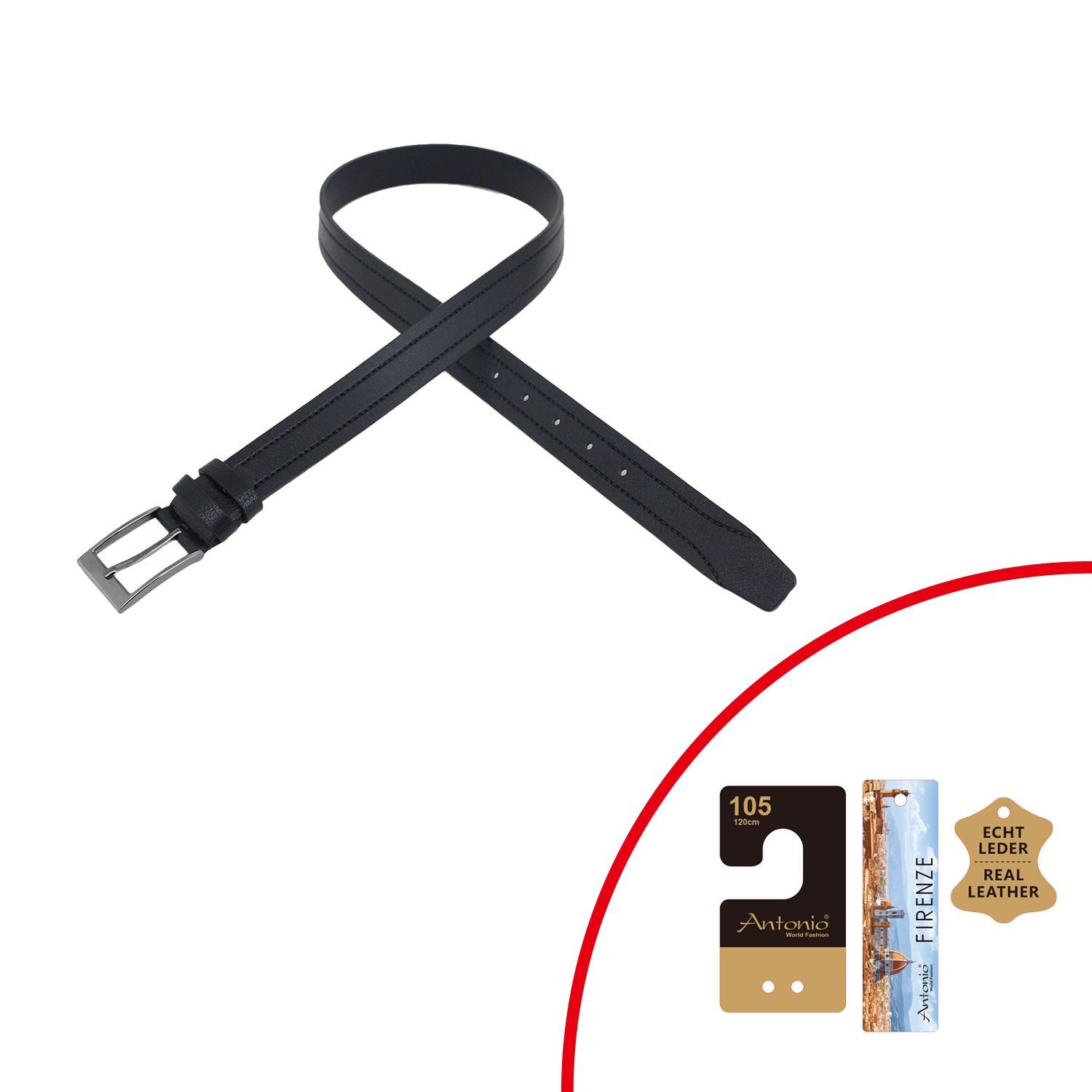 VewoTex Ledergürtel für Männer » Herren Gürtel » Echt Leder Herrengürtel (E günstig online kaufen