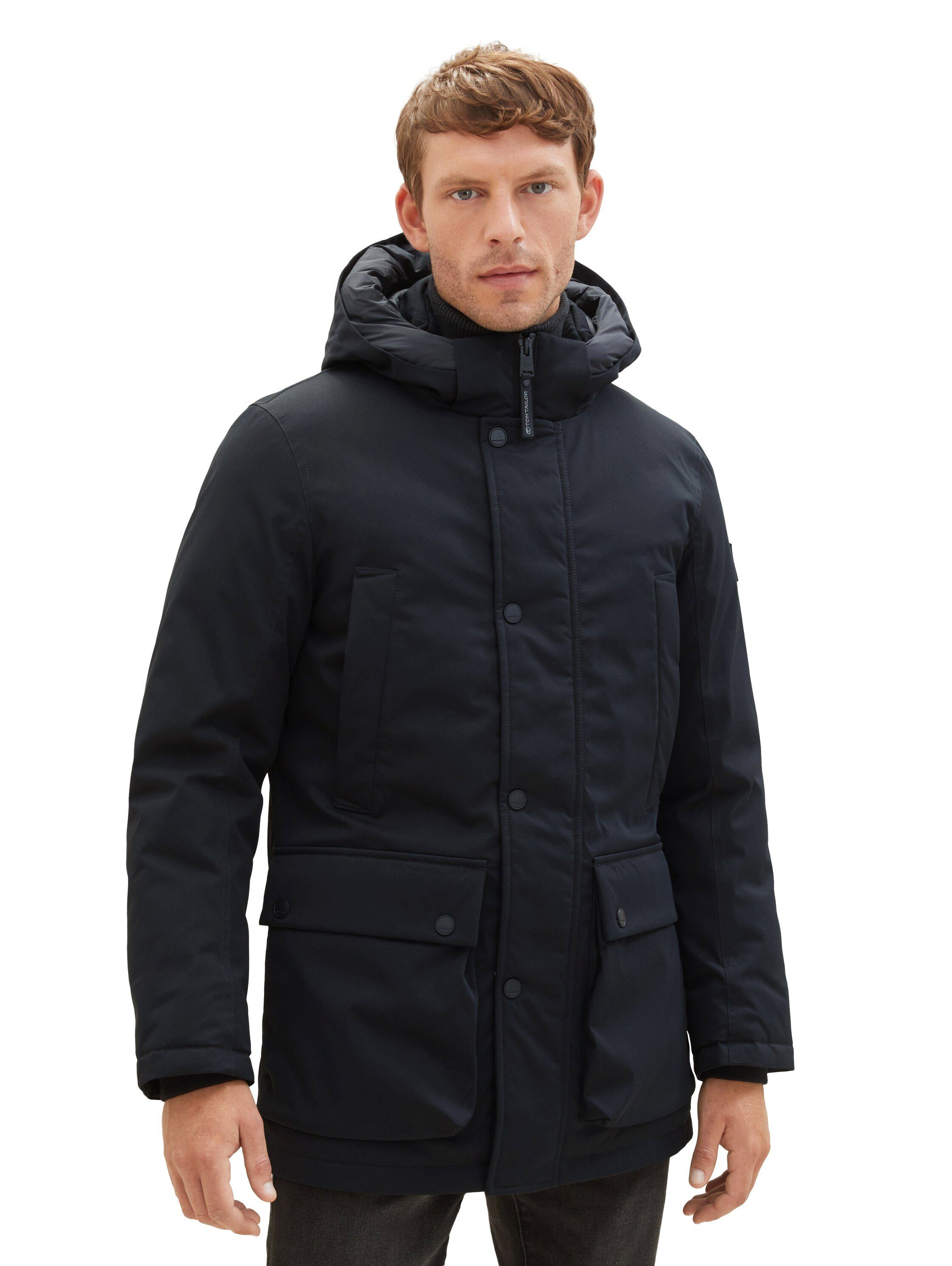 TOM TAILOR Parka im klassischen Design black