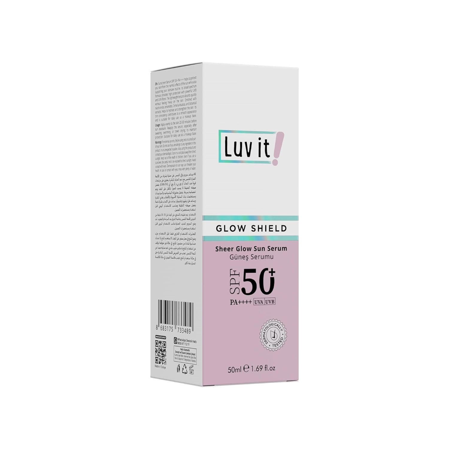 Luv it! Sonnenschutzfluid Glow Shield Sonnenserum, LSF 50+ PA+++