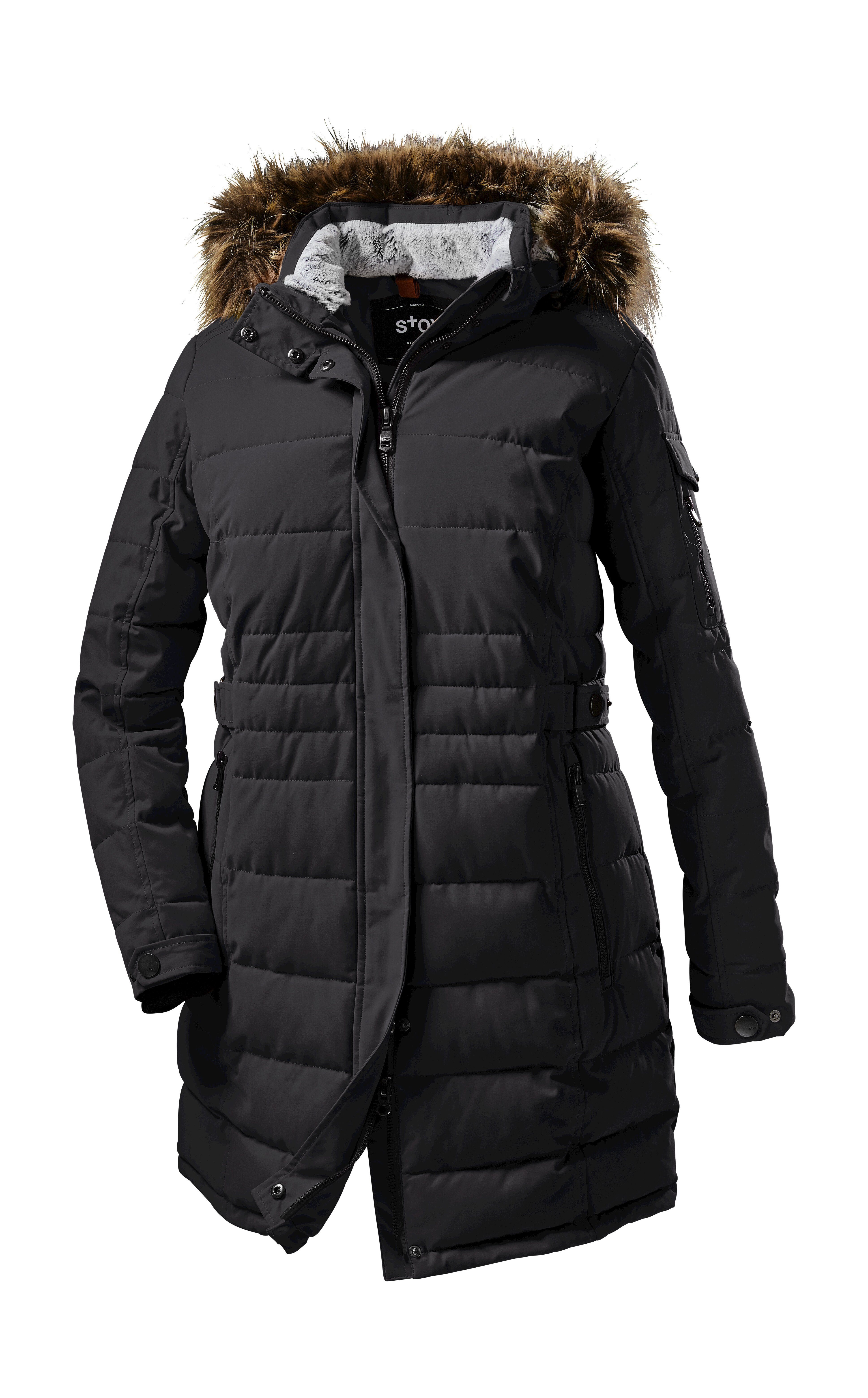 STOY Steppmantel WMN Quilted PRK A schwarz | Outdoormäntel