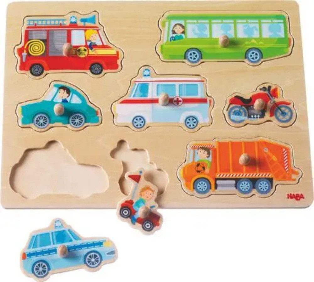 Haba Puzzle Greifpuzzle Fahrzeug-Welt (Kinderpuzzle), 19 günstig online kaufen