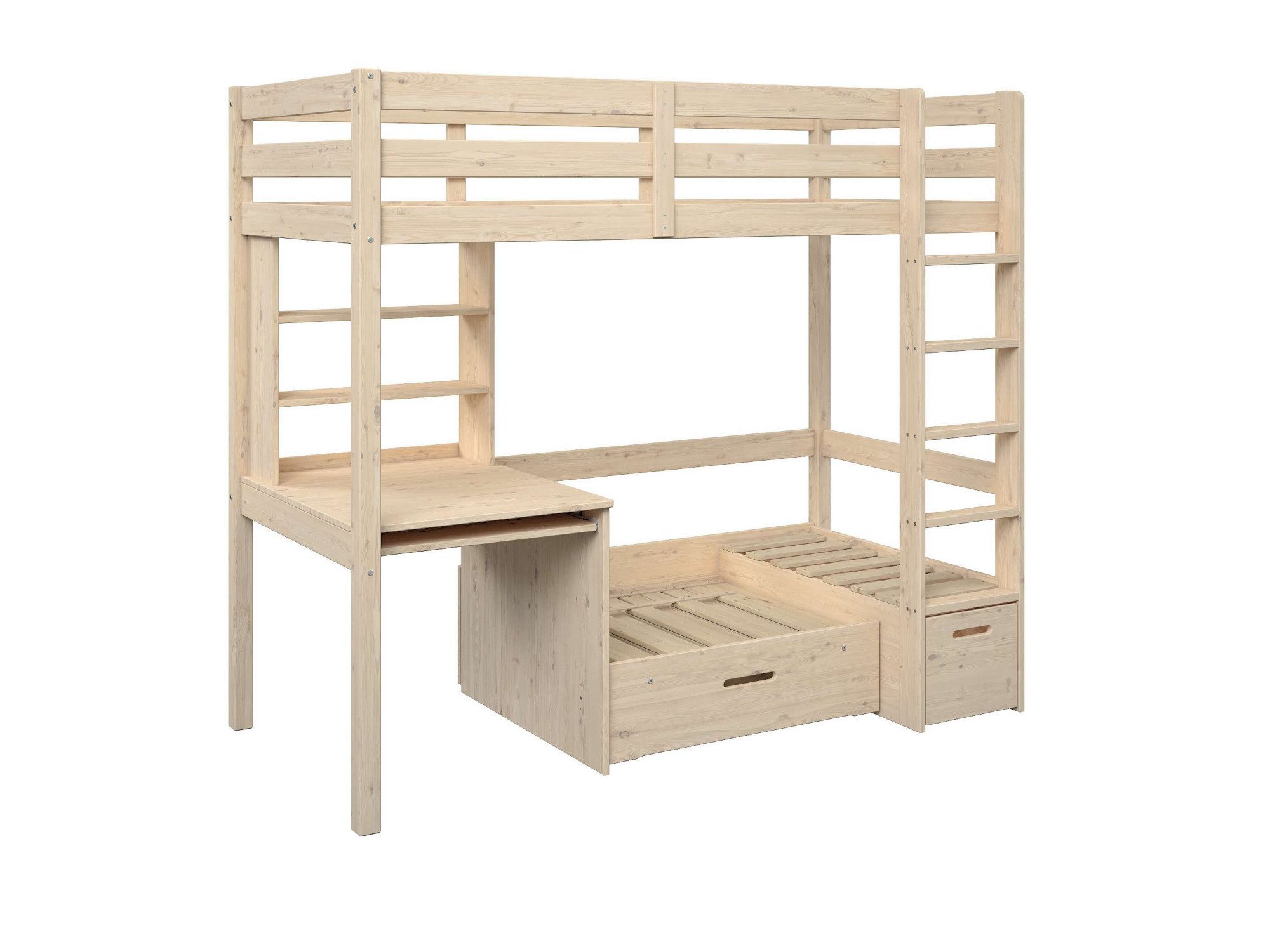 Lüttenhütt Etagenbett HENNE' TOPSELLER! Hochbett, Ideal für kleine Räume, 2 günstig online kaufen