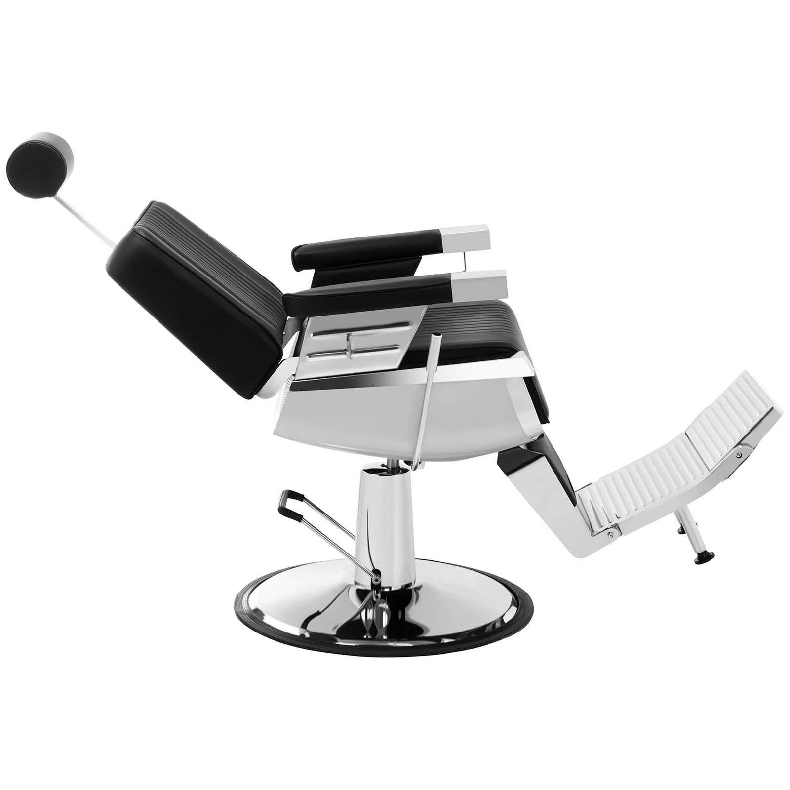 Physa Armlehnstuhl Friseurstuhl Kosmetikstuhl Friseursessel Bedienstuhl Friseur schwarz, Schwarz