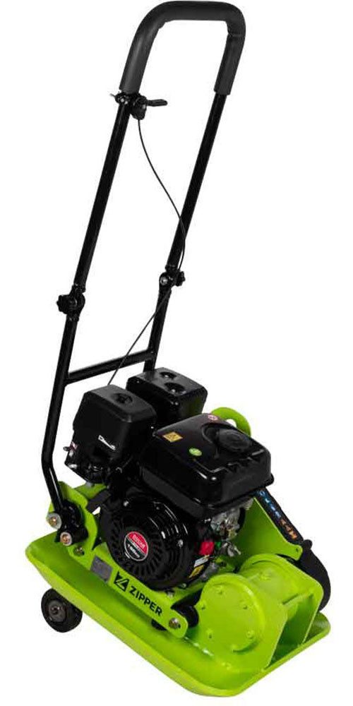 ZIPPER Rüttelplatte, max. 6300 vpm, (LxB) 53,8x42 cm, kompakte Größe für Transport und Lagerung