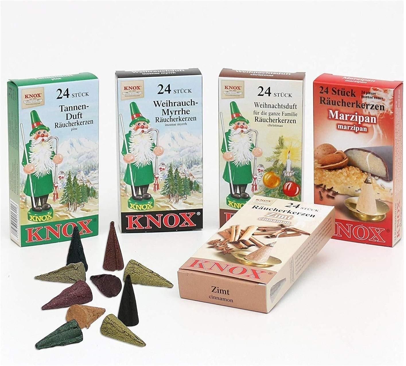 KNOX Duftkerze 5er Set Räucherkerzen verschiedene günstig online kaufen