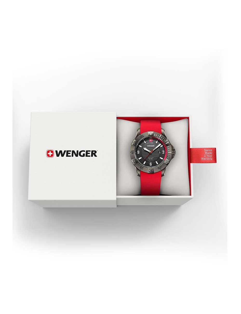 Wenger Quarzuhr Wenger 01.0641.144 Herrenuhr Seaforce 43mm 20ATM Wenger 01.0641.144 Herrenuhr Seaforce 43mm 20ATM