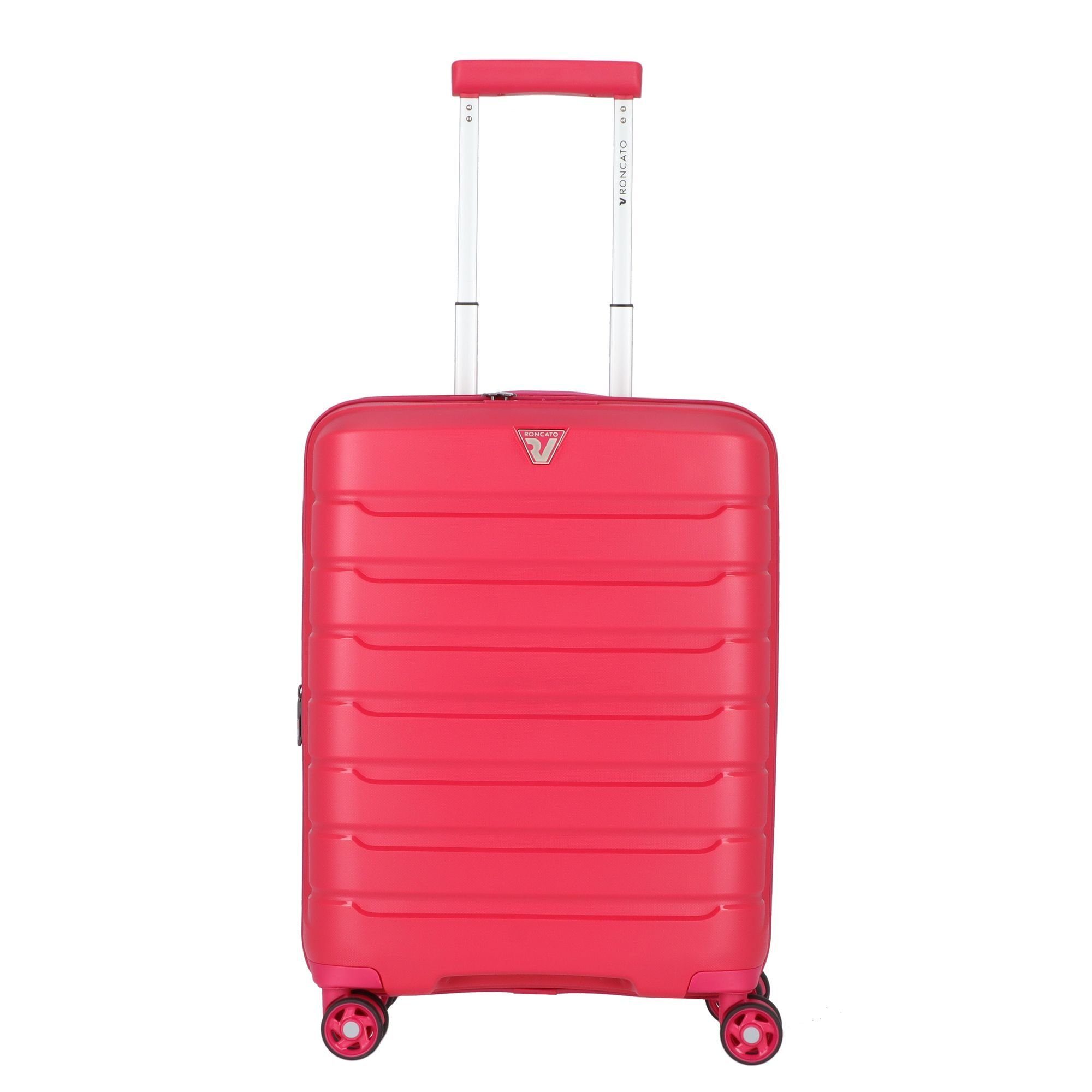 RONCATO Handgepäck-Trolley B-Flying, 4 Rollen, Polypropylen magenta