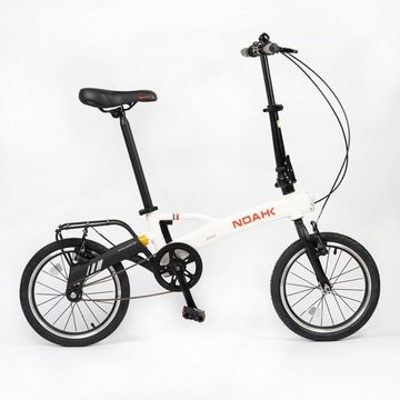 Olotos Faltrad NOAHK Faltbar-Fahrräder, Klapprad, 0 Gang, 16 Zoll mit Quick-Fold-System