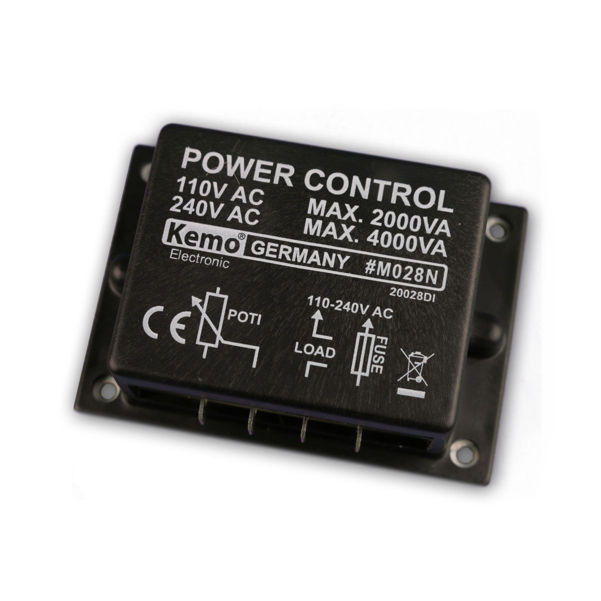 Kemo Spannungswandler Leistungsregler 110 - 240 V/AC, 4000 VA Kemo M028N