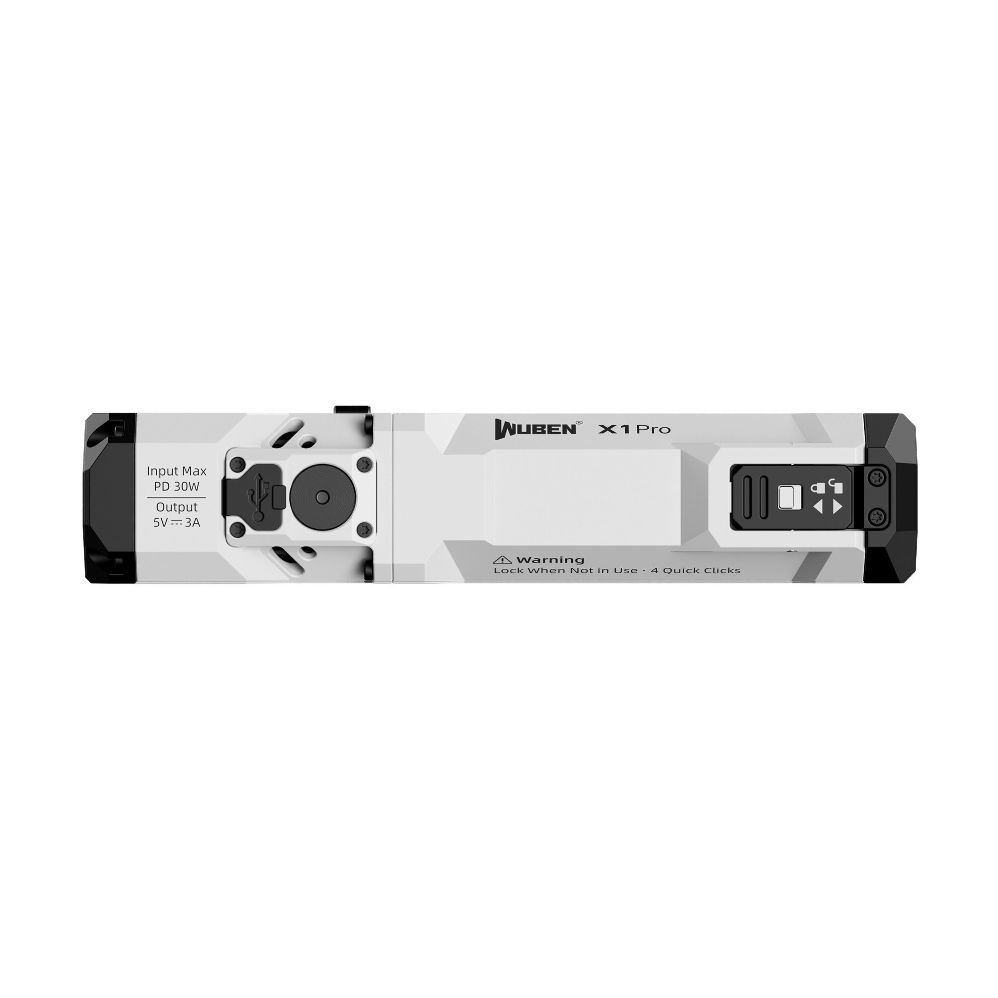 Wuben Taschenlampe X1 Pro, 12.300 Lumen, 3 Lichtmodi, Powerbank-Funktion, IP65, 455 Std.
