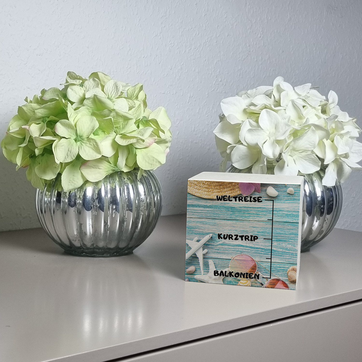 speecheese Spardose Urlaub Level Skala Spardose aus Holz günstig online kaufen