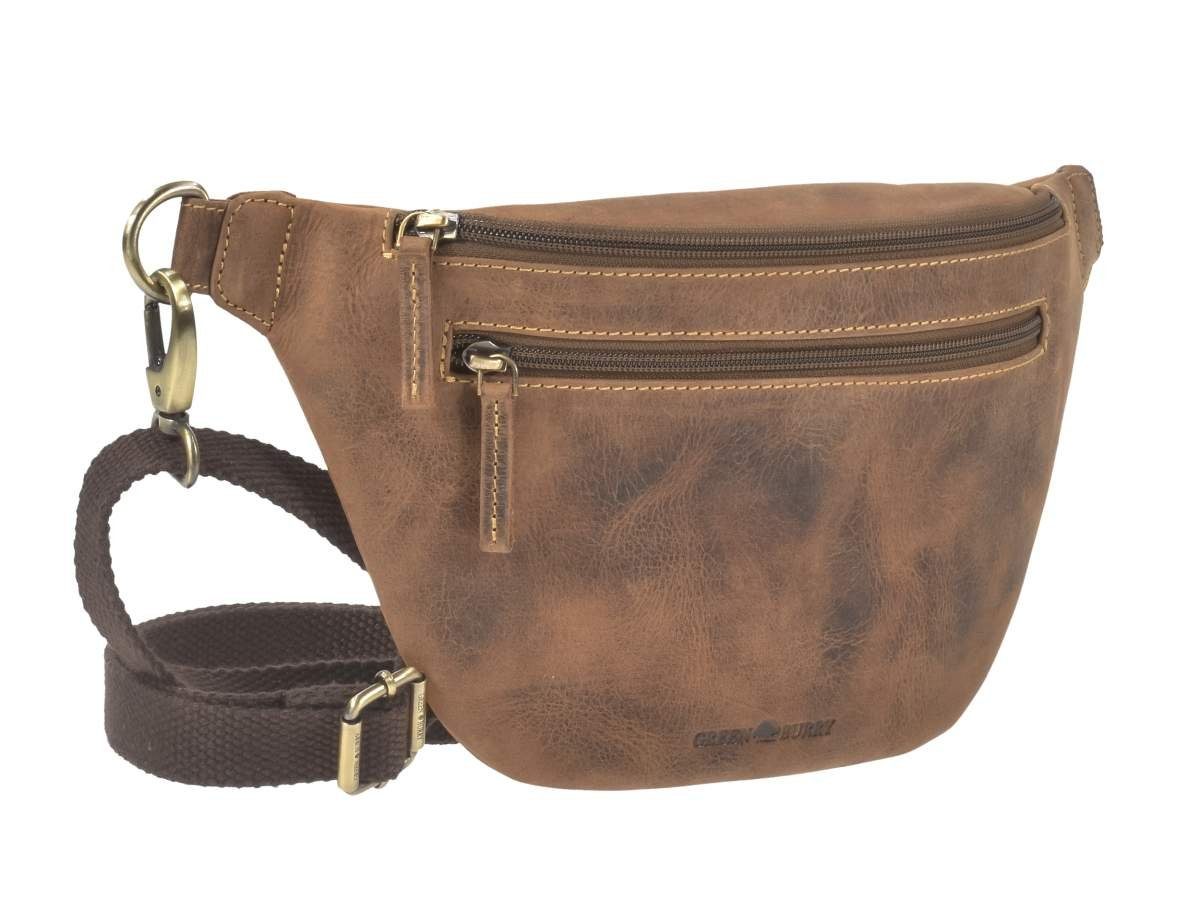 Greenburry Bauchtasche Vintage, Hüfttasche, Leder, WaistBag 33x17cm