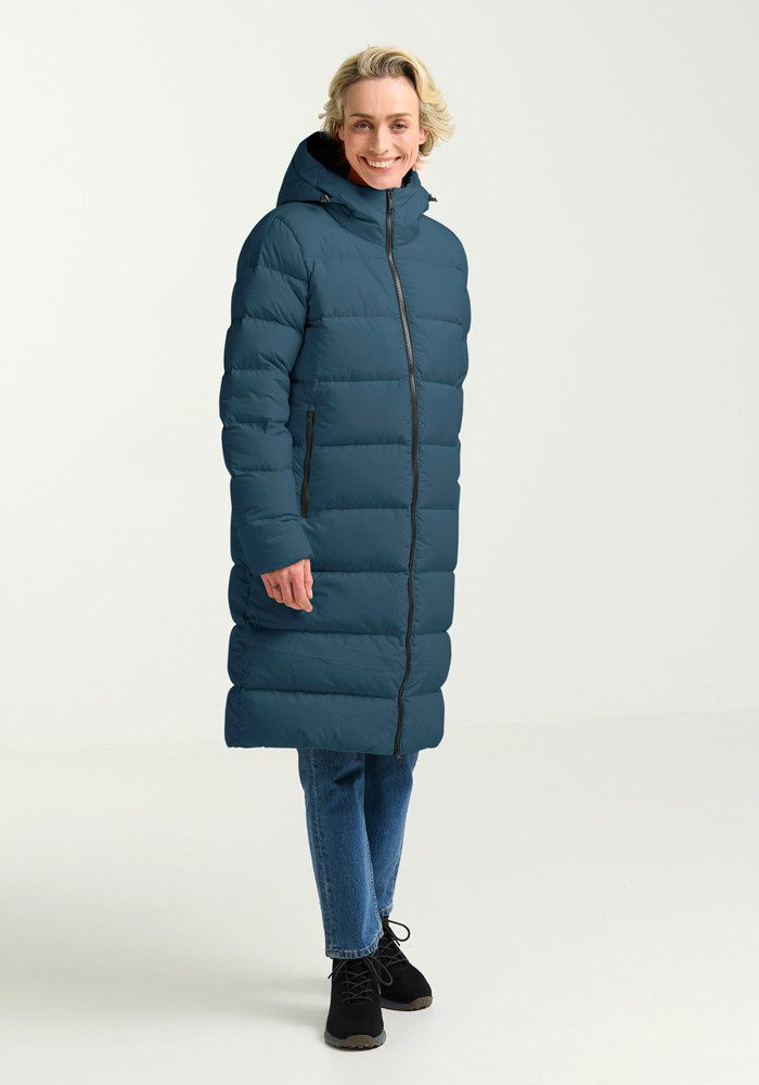 Jack Wolfskin Daunenmantel FROZEN PALACE COAT W RDS mit wärmender Daunenfüllung aus Entendaune und Federn, winddicht