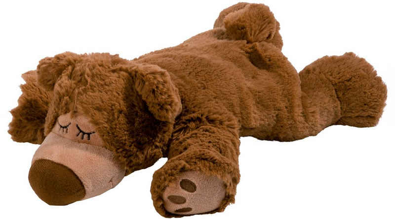 Warmies® Wärmekissen Sleepy Bear braun, Lavendel, für die Mikrowelle und den Backofen