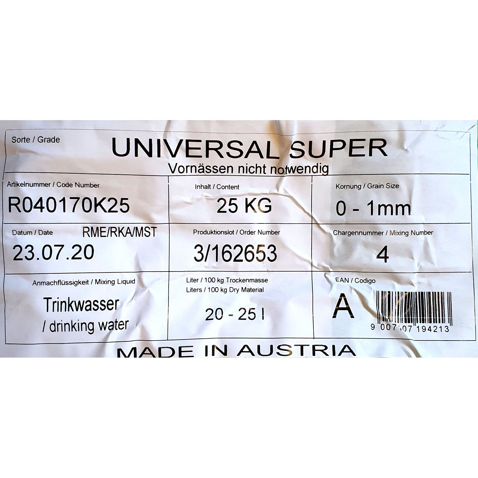 ECI Tools Betonschalungsstein Schamottmörtel Universal Super günstig online kaufen