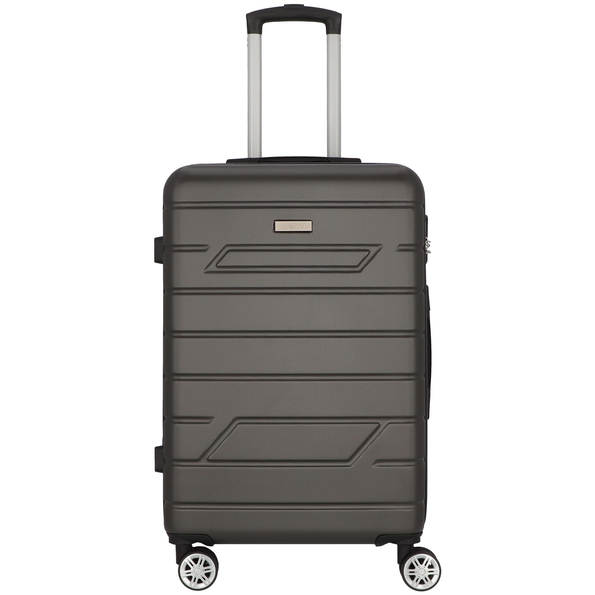 NOWI Hartschalen-Trolley Bergamo, 4 Rollen, ABS
