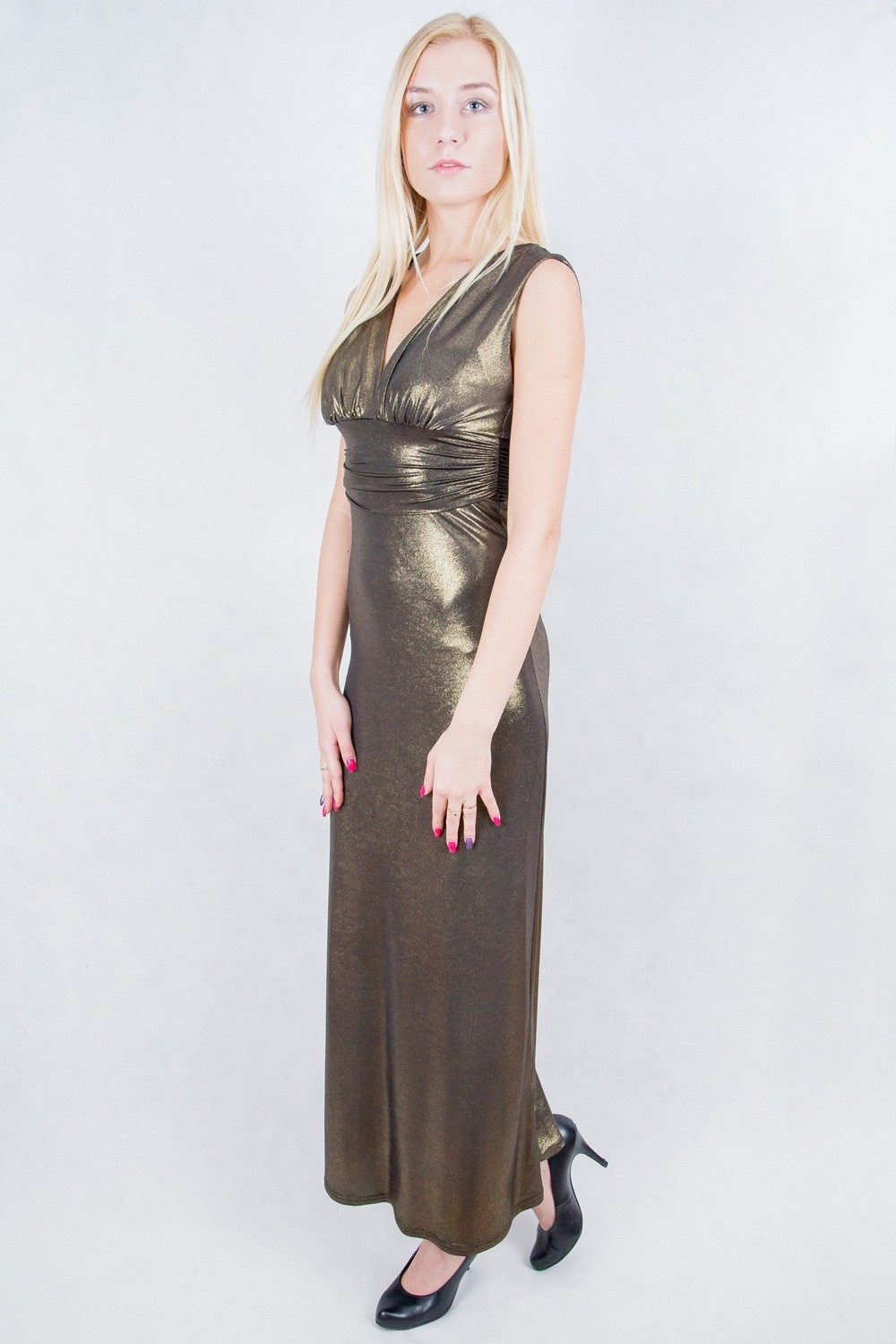 Sarcia.eu Maxikleid John Zack Schimmerndes Maxi-Abendkleid L