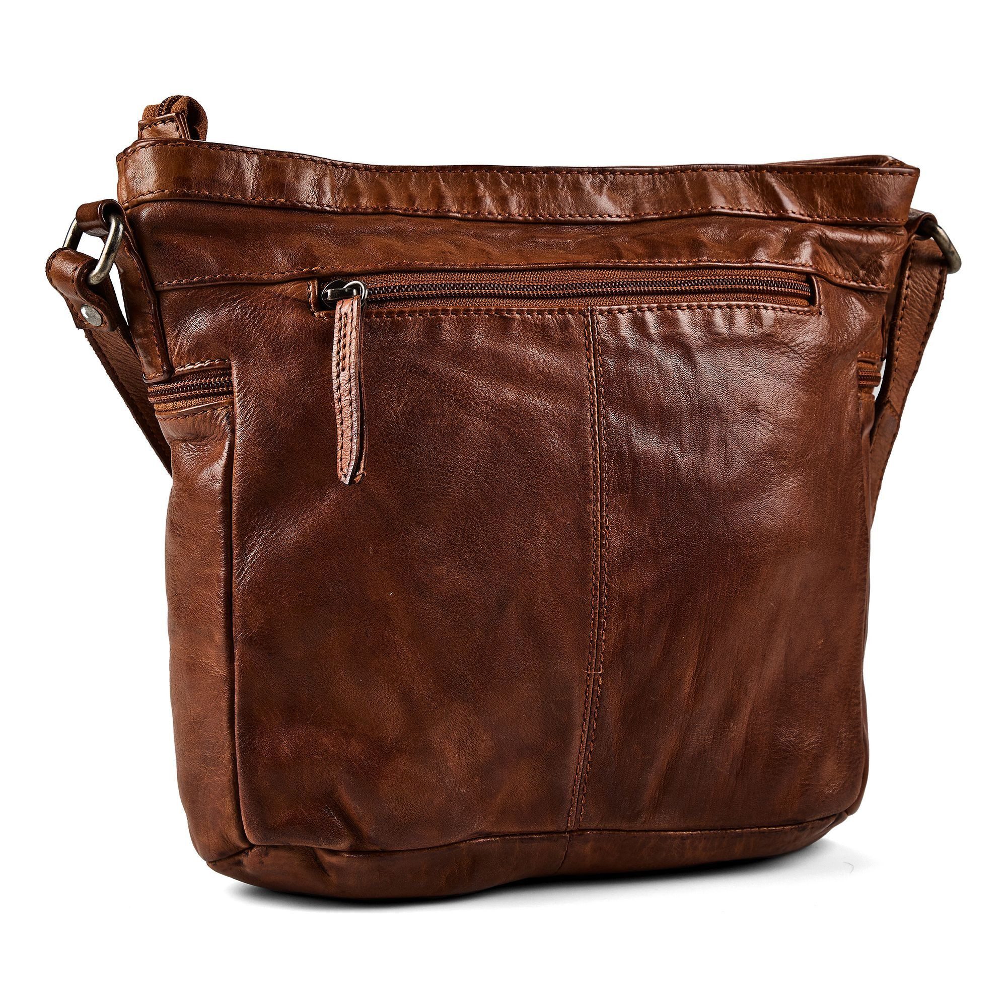 Greenburry Umhängetasche Torro Lavado, Leder