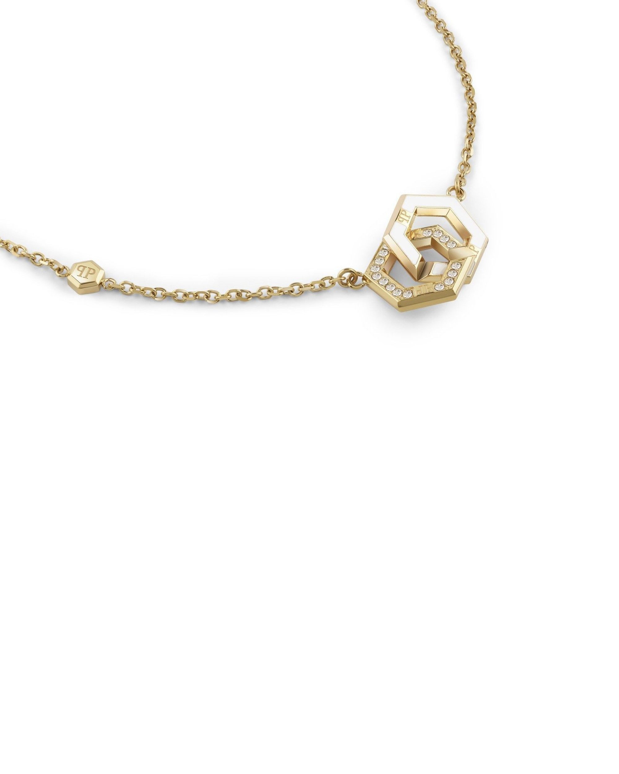 PHILIPP PLEIN Kette mit Anhänger Hexagon Crystal – Bild 2 von 3