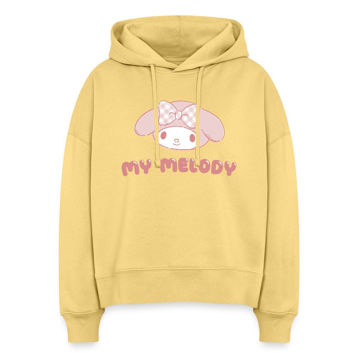 Hoodie My Melody Portrait Frauen Boxy Organic Hoodie