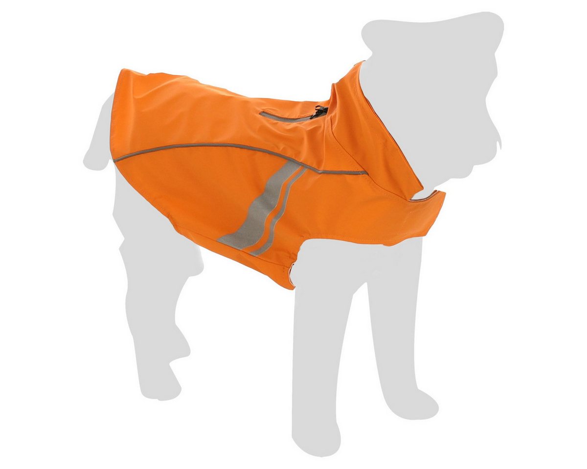 Flamingo Hunderegenmantel Regenmantel Pomi orange