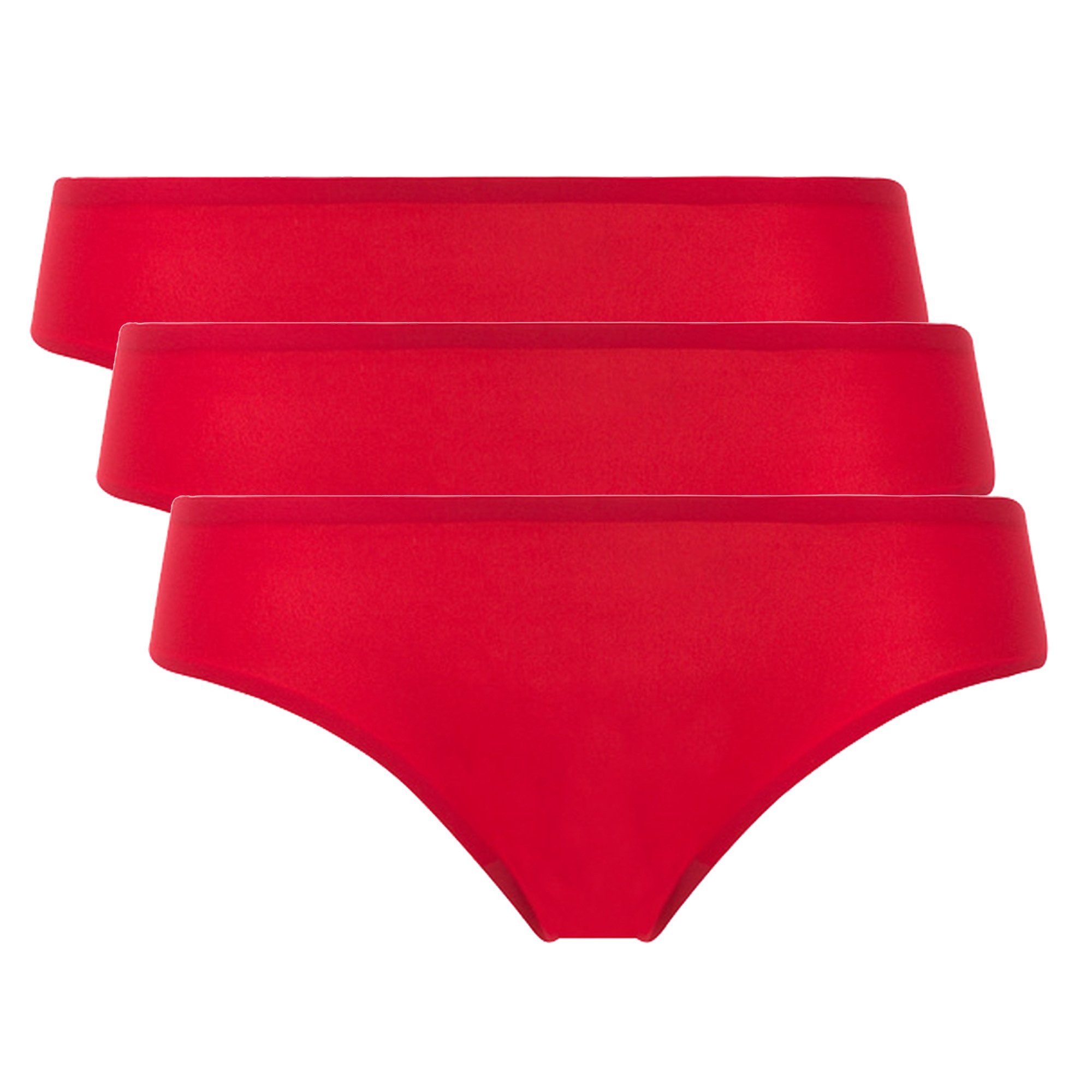 Slip Damen Slip 3er Pack Synthetisch SOFTSTRETCH
