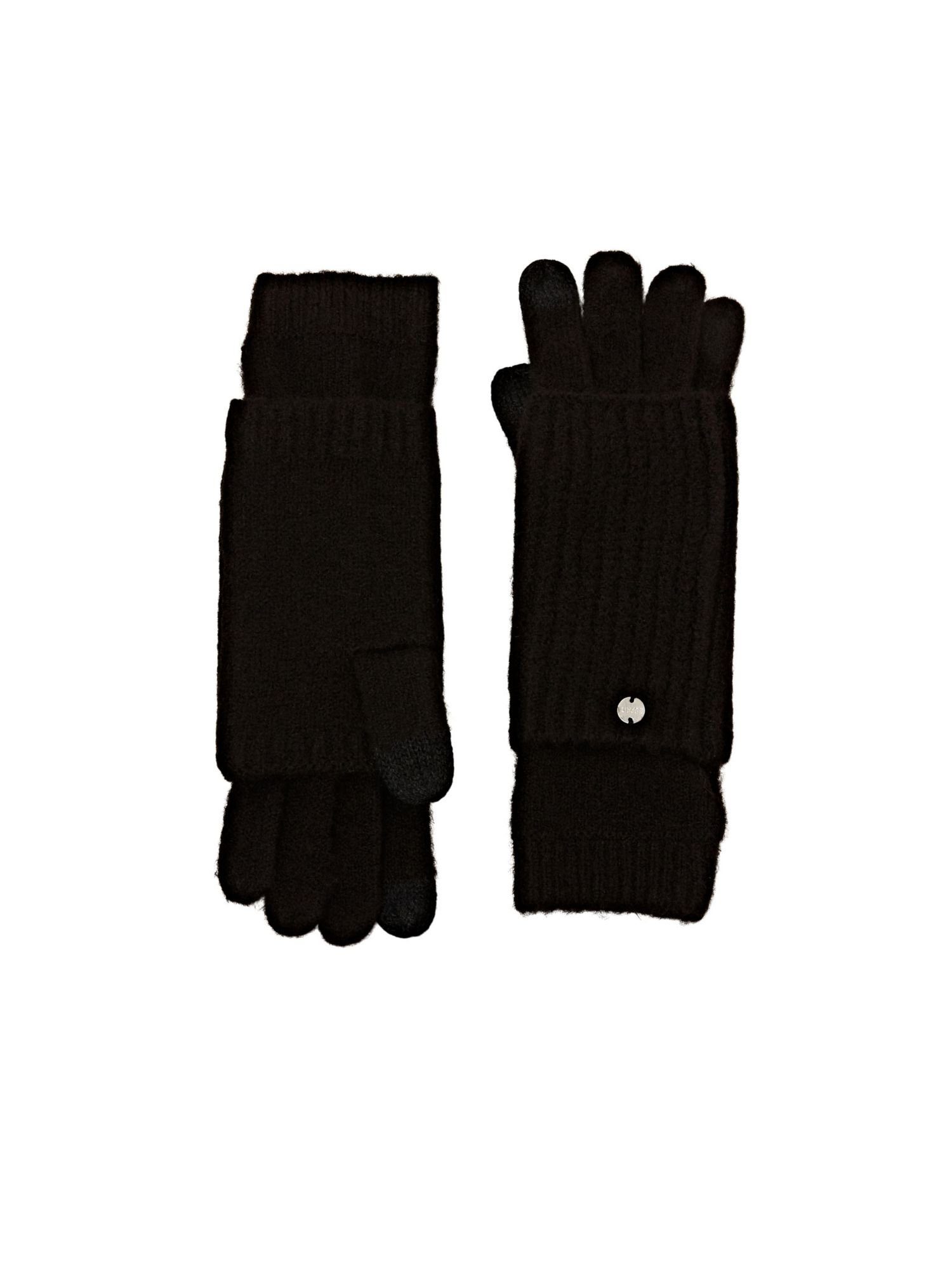 Esprit Strickhandschuhe 2-in-1-Strickhandschuhe BLACK | Strickhandschuhe