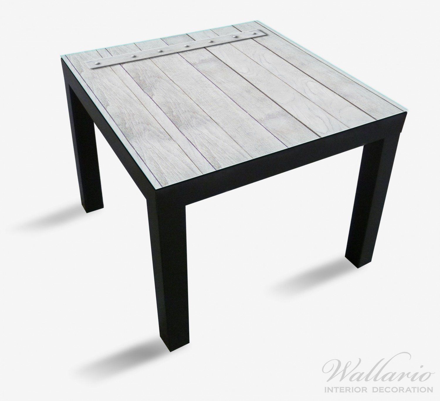 für Tischplatte Ikea geeignet Graue St), Wallario Holztür Lack Tisch (1