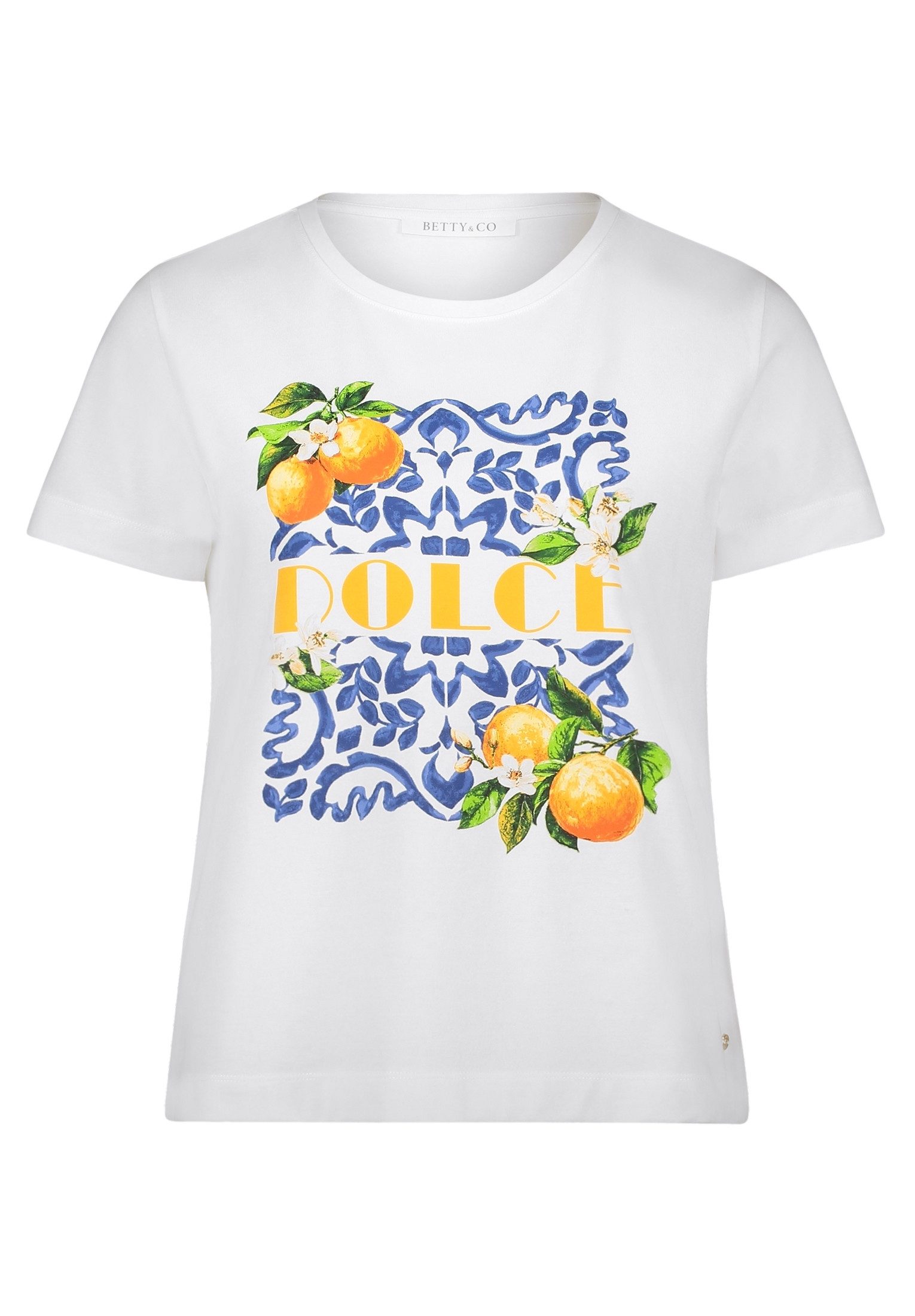 Betty&Co Kurzarmshirt Damen mit Print (1-tlg)