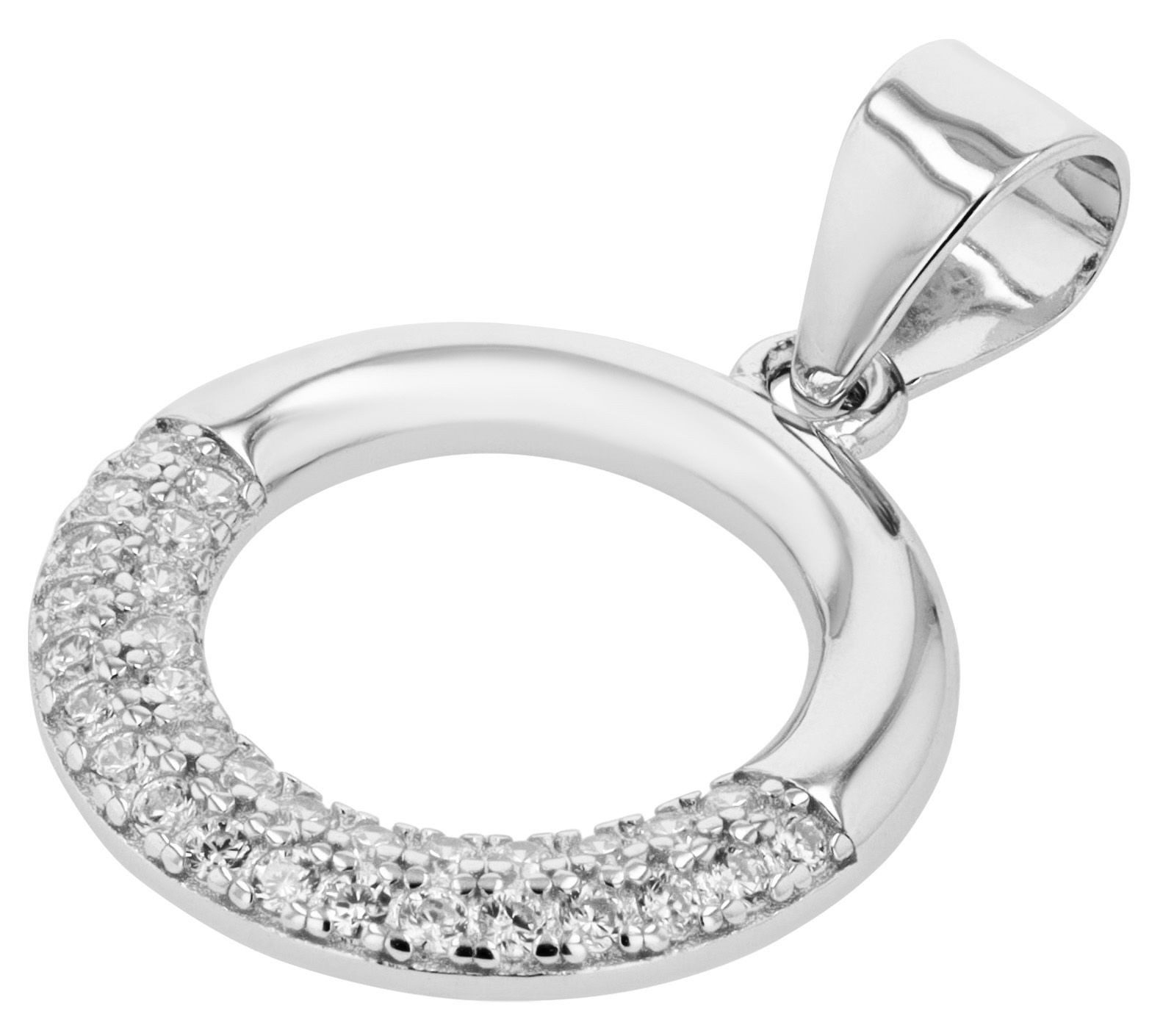 Kettenanhänger Anhänger aus 925 Silber mit Zirkonia