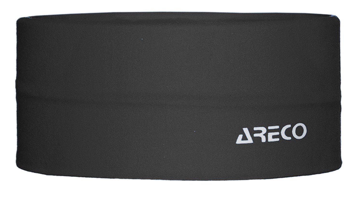 Sport-Stirnband für Herren & Damen schnelltrocknendes schwarz Stirnband Areco 100