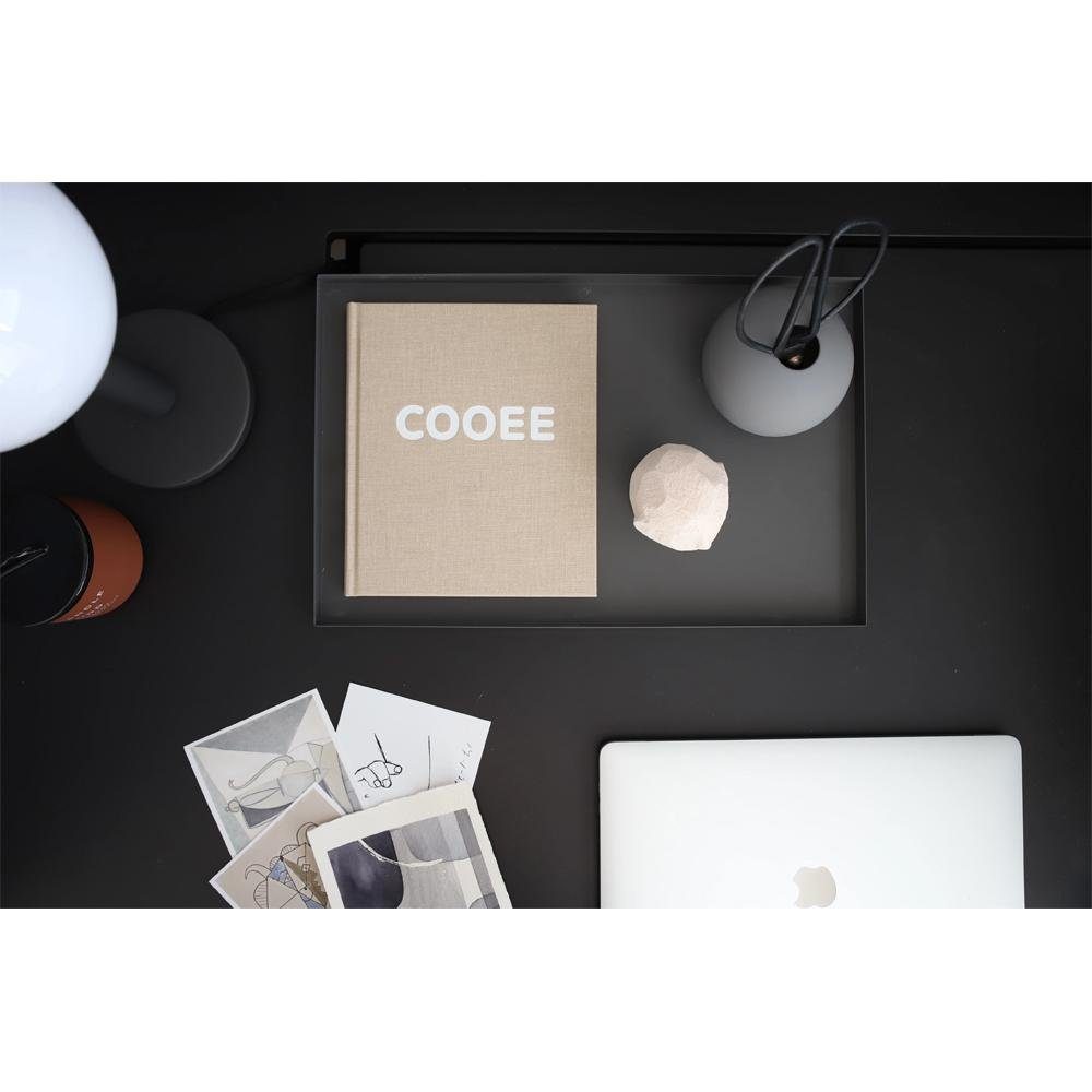 Cooee Design Tablett Tablett (39x25cm) Tray Graphite Grau