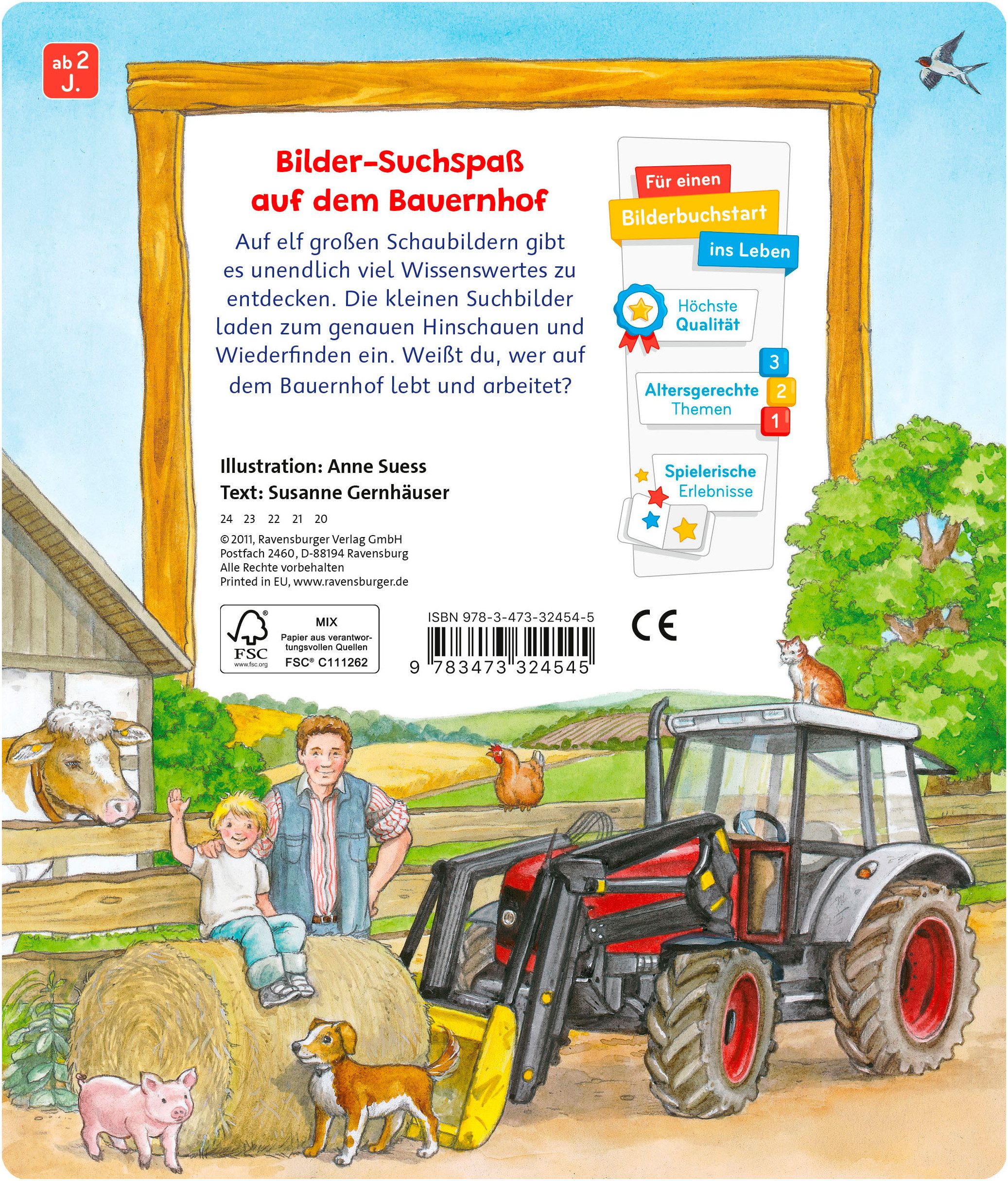 Ravensburger Kinderbuch Pappbilderbuch, Sachen suchen Auf dem Bauernhof