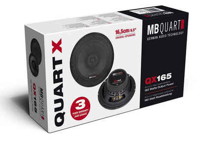 MB Quart MB Quart QX165 - 16,5cm Koax Lautsprecher Auto-Lautsprecher (80 W, MB Quart QX165 - 16,5cm Koax Lautsprecher)