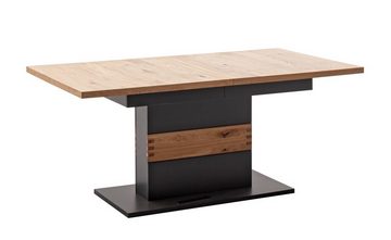 MCA furniture Esstisch Esstisch Cesena ausziehbar, Wildeiche / schwarzgrau, 180 (280) x 100 (No-Set)