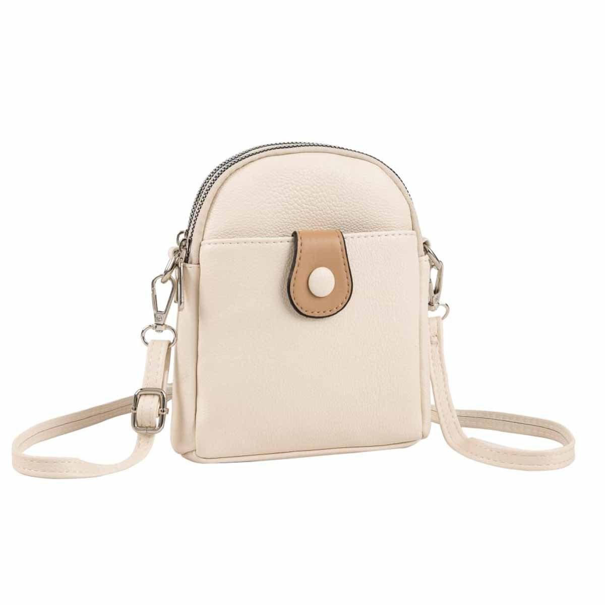 Schultertasche Damen Tasche Minibag Umhängetasche Geldbörse Handytasche Crossover