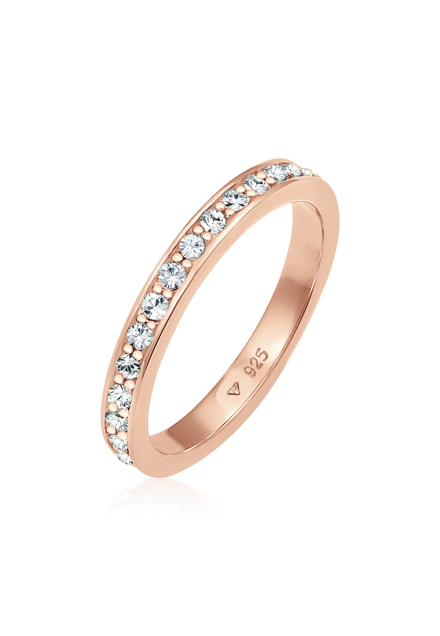 Elli Fingerring Memoire Verlobung Kristalle 925 günstig online kaufen
