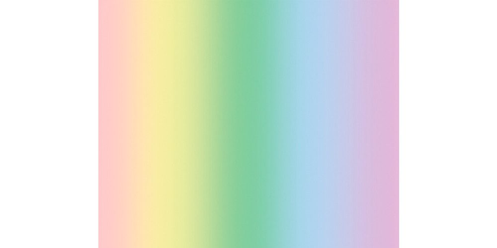 Ursus - Ludwig Bähr Motivpapier Regenbogen Pastell, 68 cm x 49,5 cm