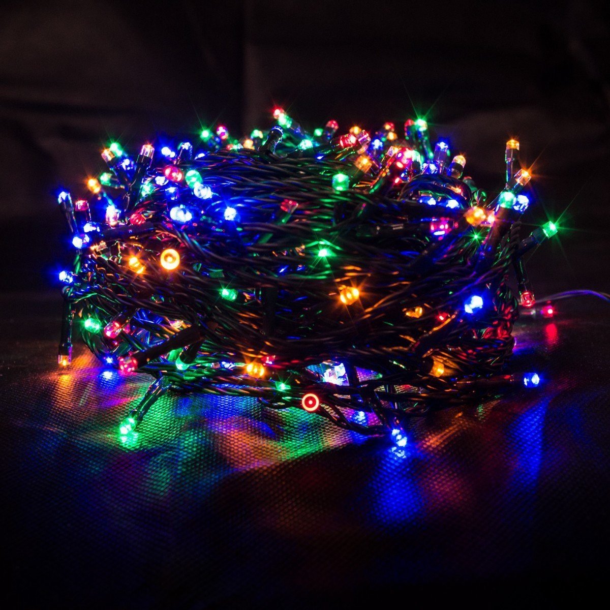 Lichterkette 300er LED Lichterkette multicolor Farblichterkette Beleuchtung