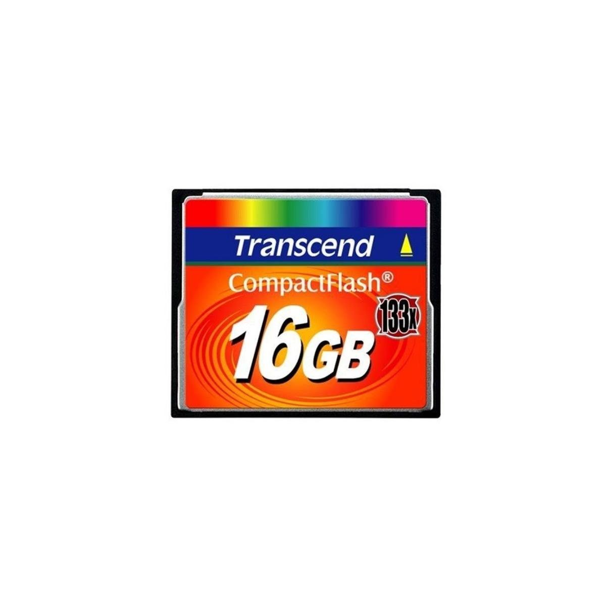Transcend TS16GCF133 - Speicherkarte, 16GB, Compact Flash Micro SD-Karte