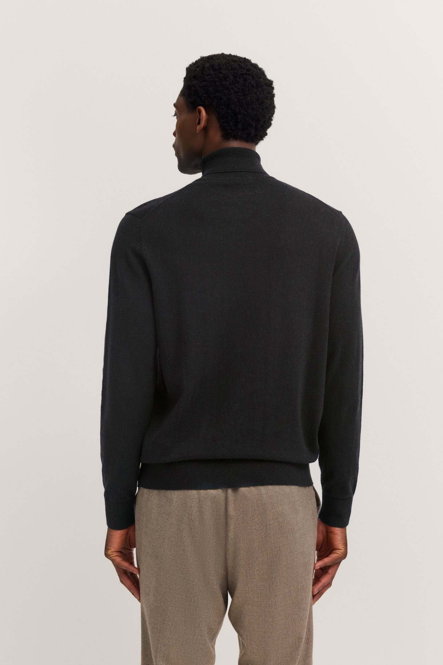 bugatti Rollkragenpullover Regular Fit aus Baumwolle-Kaschmir