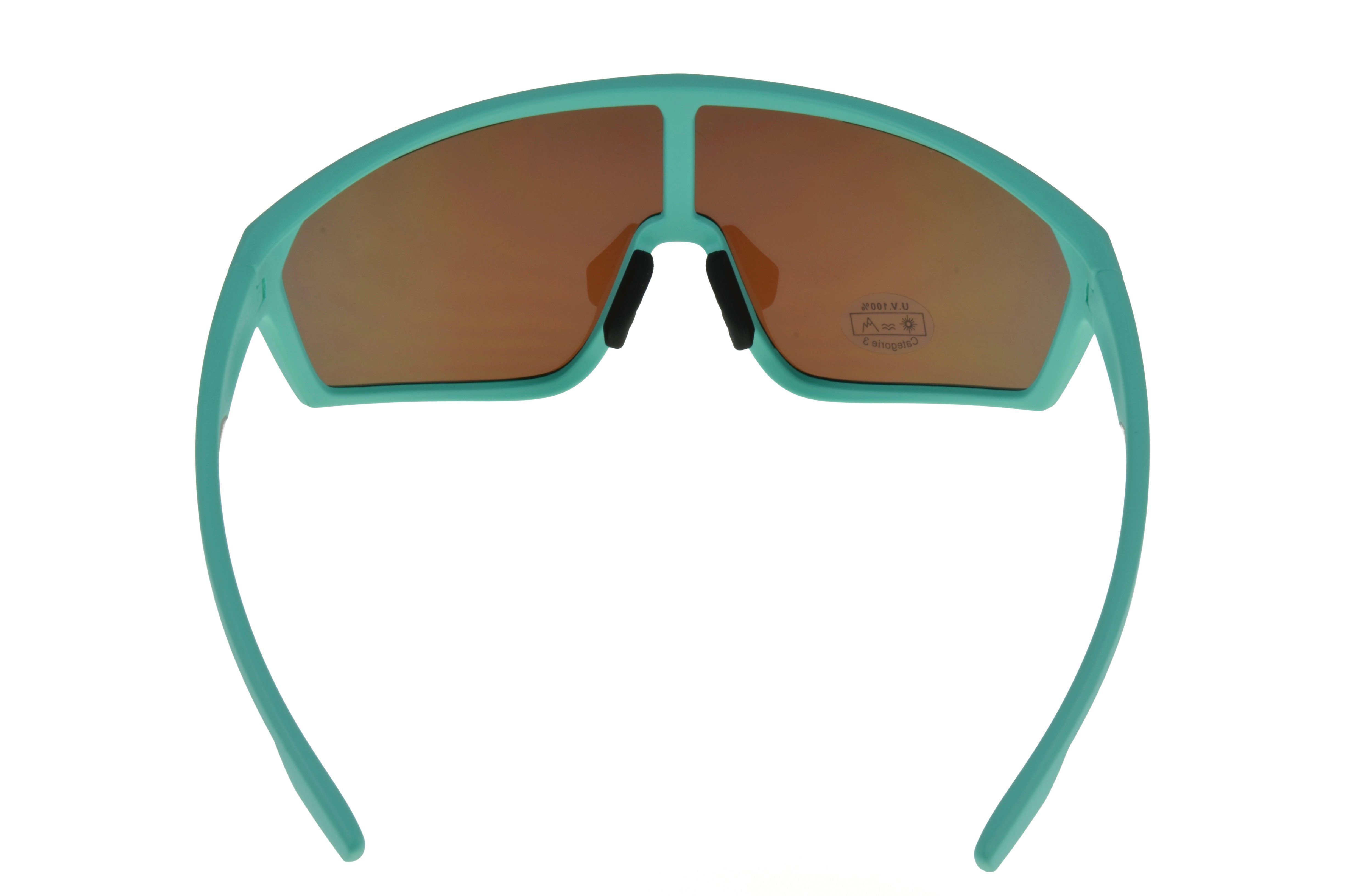 blau, tolles weiß WS5838 Gamswild Damen Sonnenbrille TR90 Herren grün, Design, Monoscheibensonnenbrille Fahrradbrille mintgrün Skibrille Unisex
