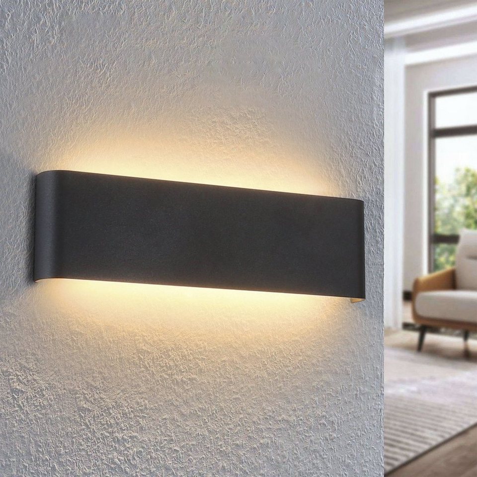 Nettlife LED Wandleuchte Warmweiß Modern 76cm Metall Blendfrei, LED fest  integriert, Warmweiß