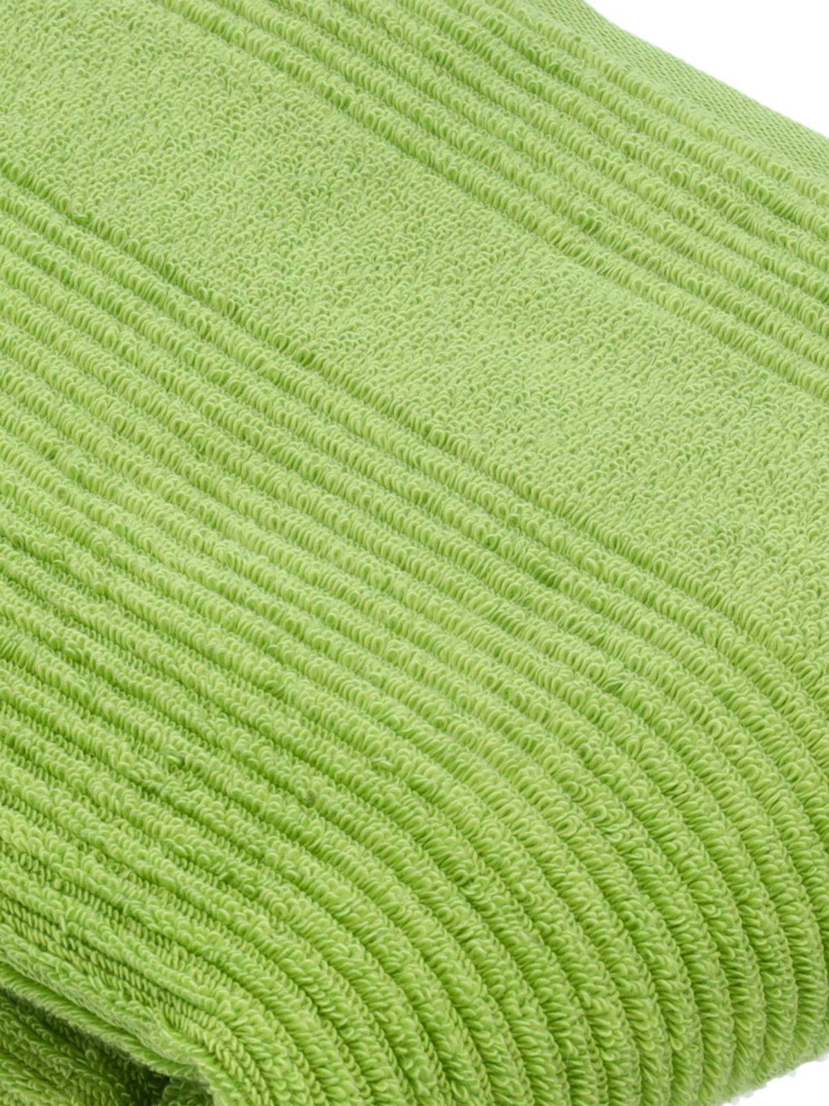 Vossen Duschtücher 6er x 140 green Duschtuch Tomorrow, Pack Vegan Frottier 67 meadow (Spar-Set, 6-St), cm